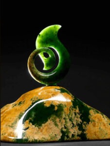 moko pounamu green stone carver christchurch new zealand