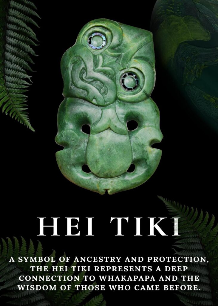 Hei tiki pounamu pendant meaning wisdom fertility and ancestral connection