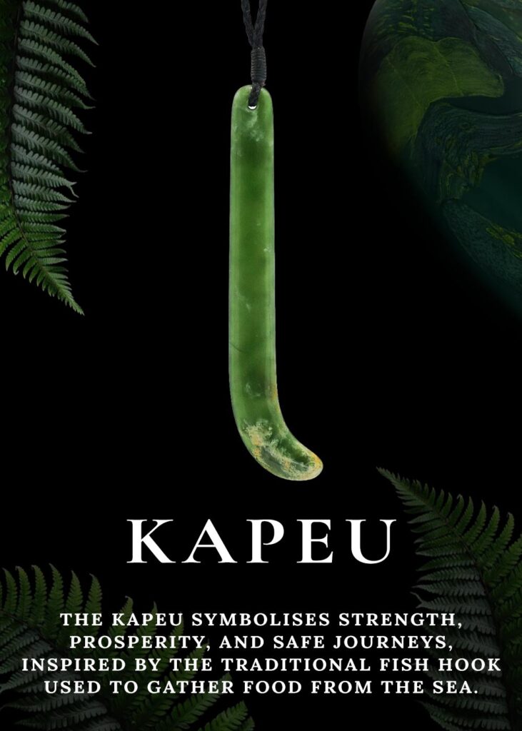 Kapeu pounamu pendant meaning – Māori greenstone design symbolising strength and individuality