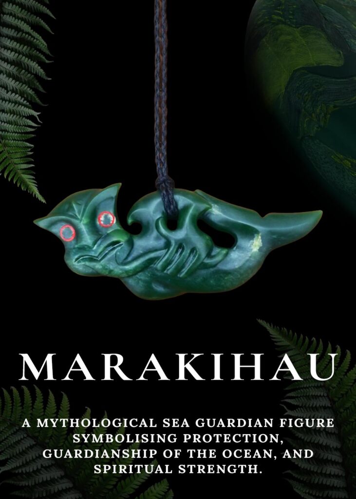Marakihau pounamu pendant meaning – Māori greenstone sea guardian symbol of protection and ocean power