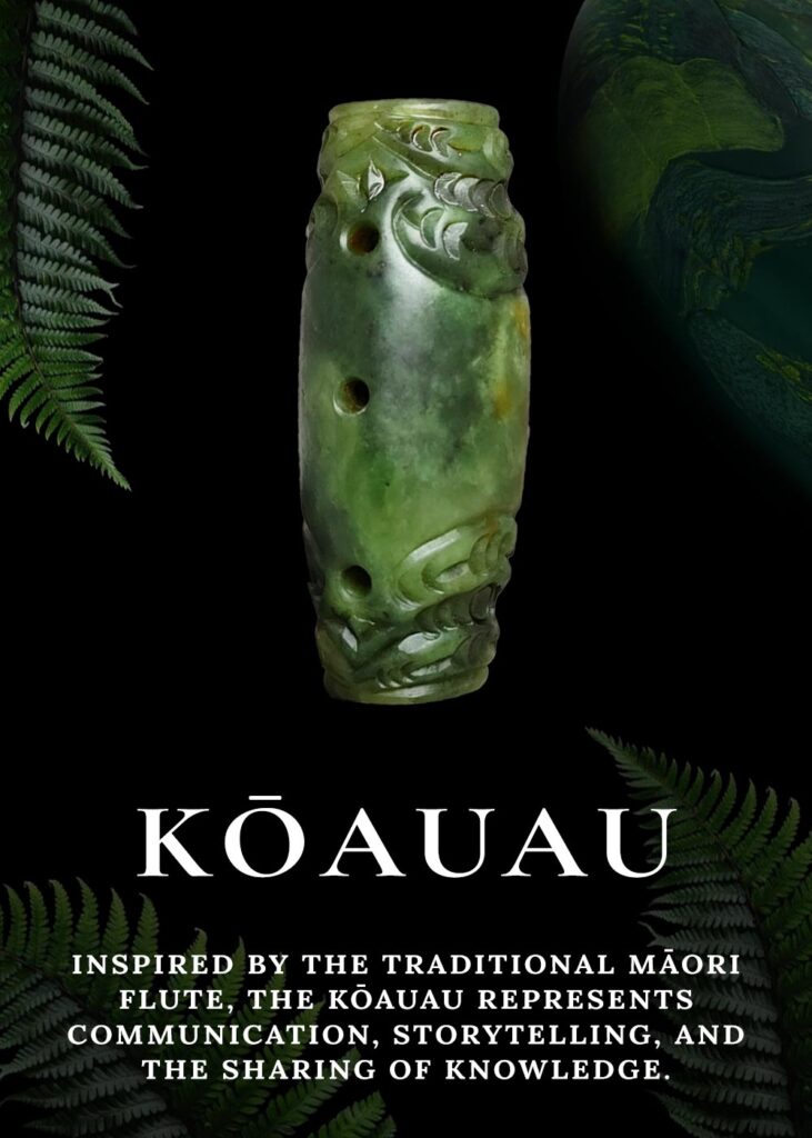 Koauau pounamu pendant meaning – Māori greenstone flute symbol of creativity and communication