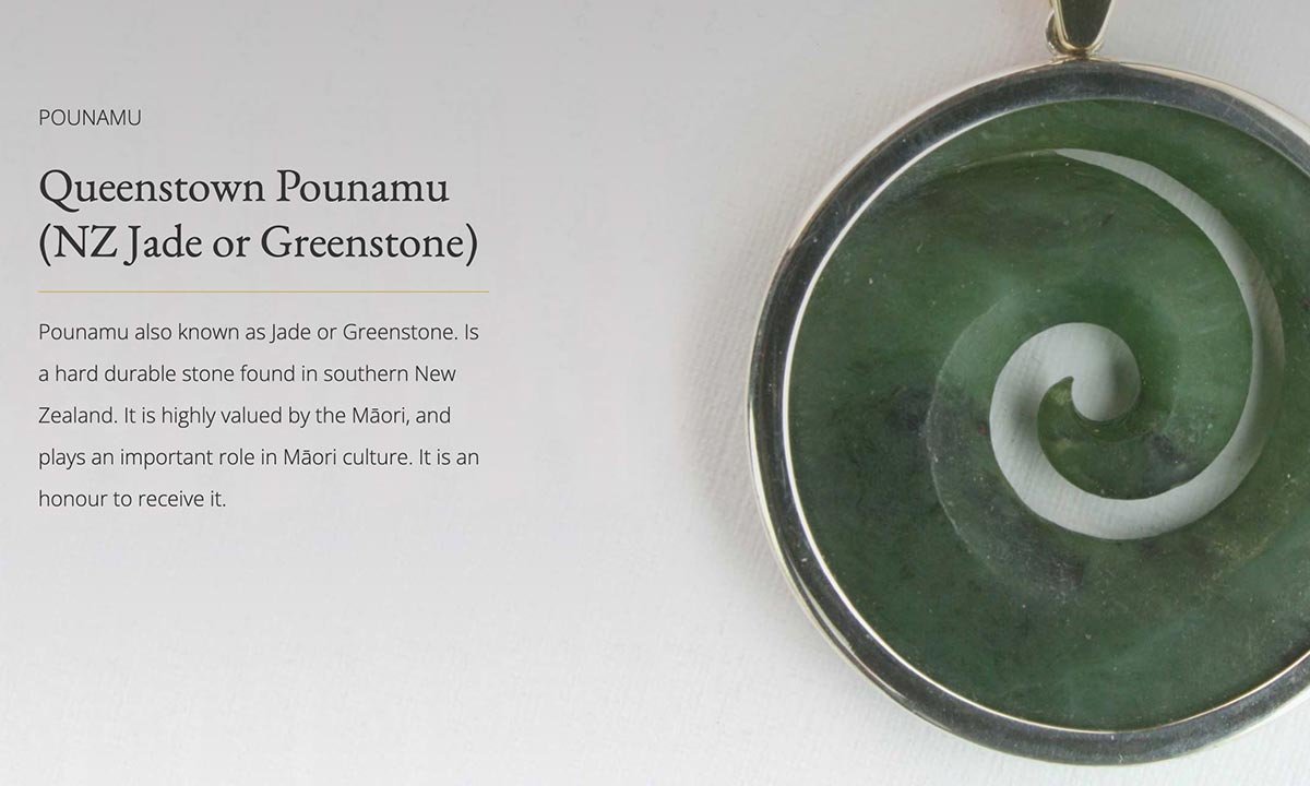 Goldfields jeweler pounamu greenstone shop