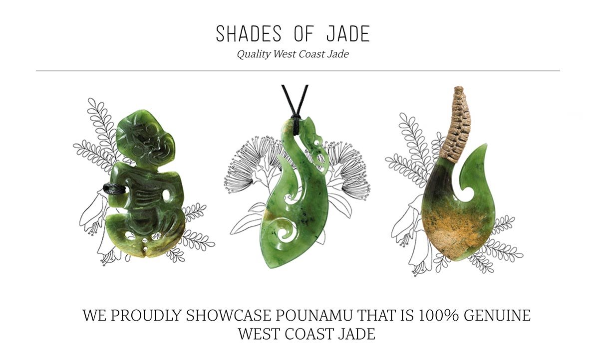 Shades of Jade Pounamu Greenstone Shop West coast