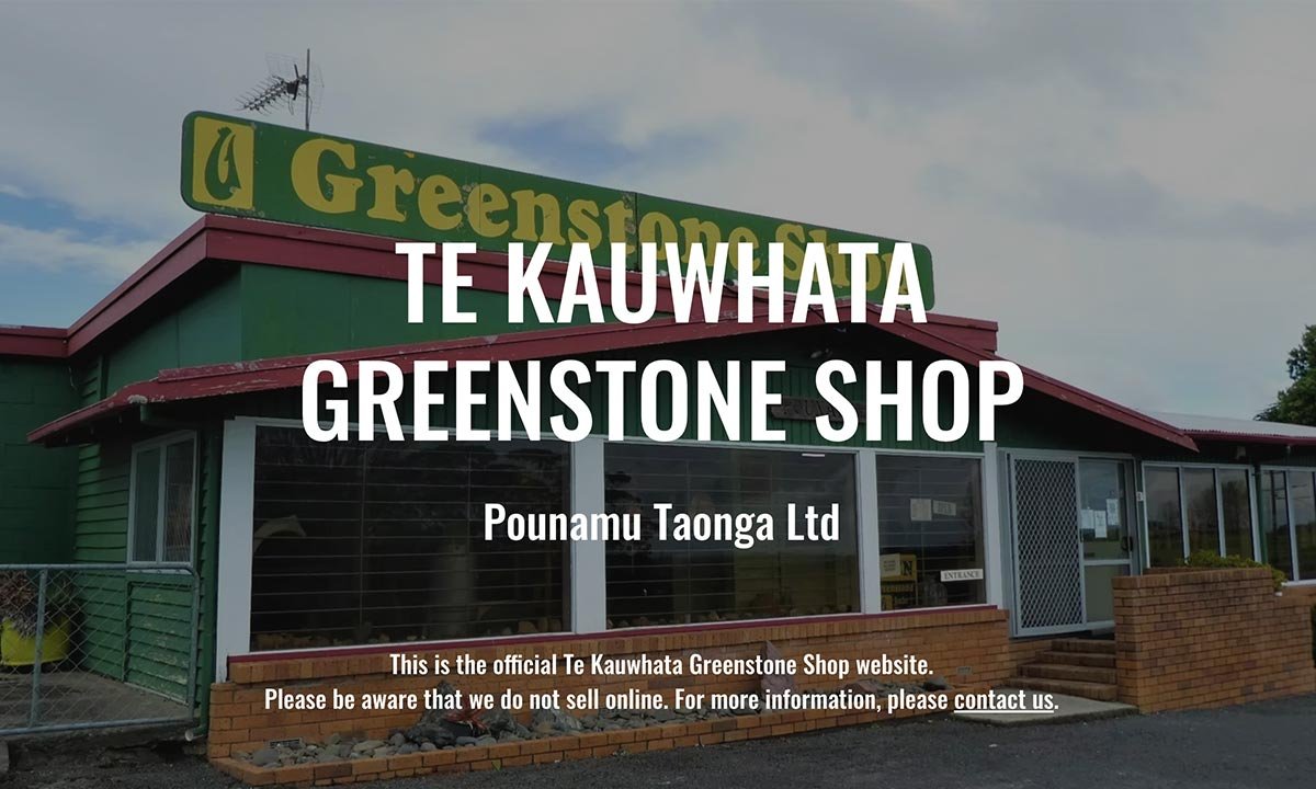 te kauwhata greenstone pounamu shop waikato