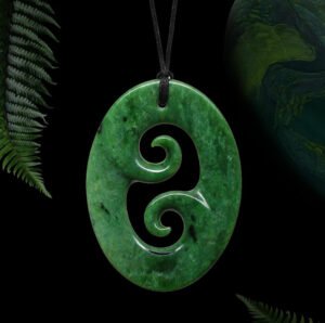 double koru pendant greenstone pounamu meaning