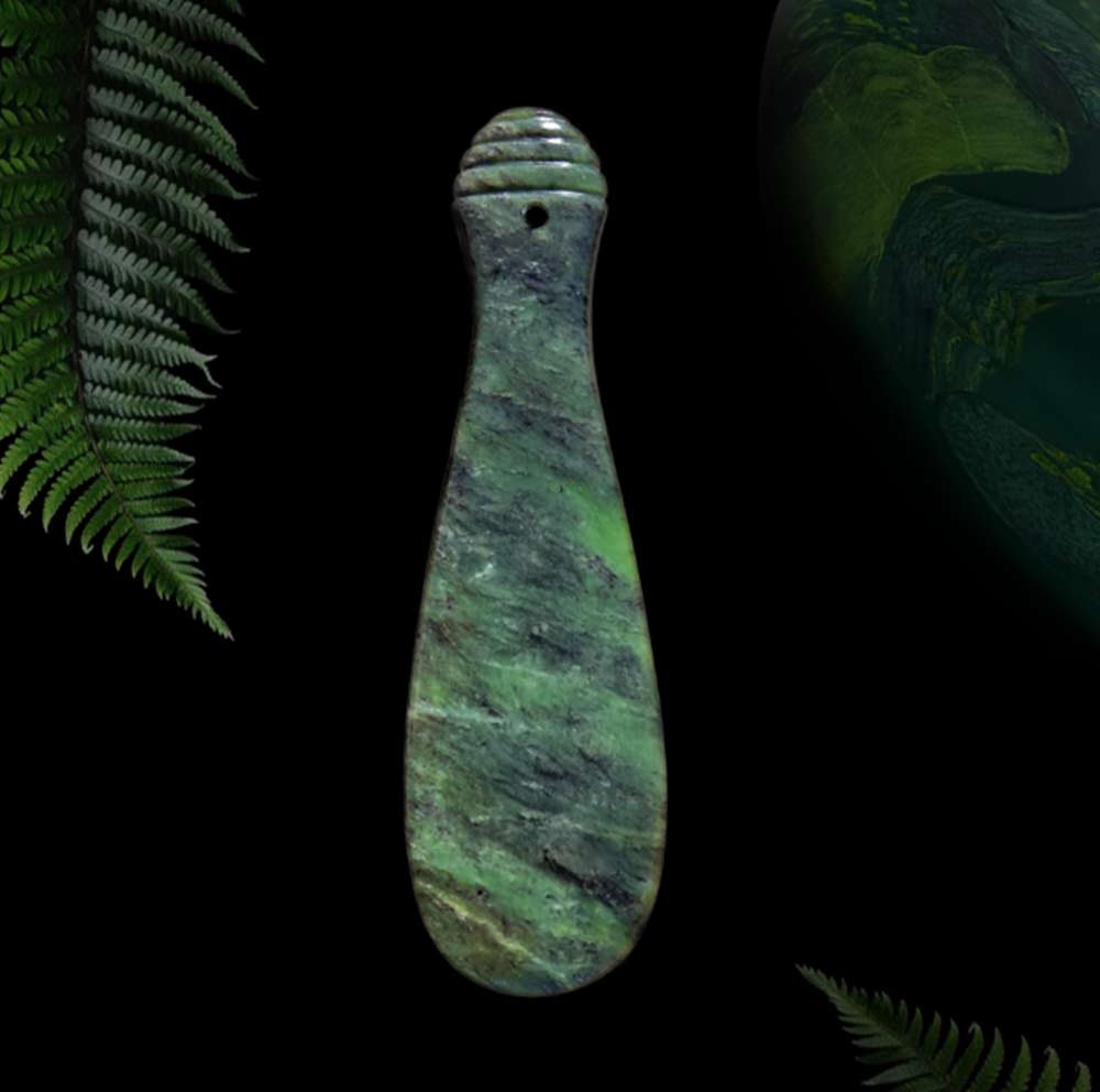 Mere pounamu, traditional Māori chief's weapon symbolising leadership and mana
