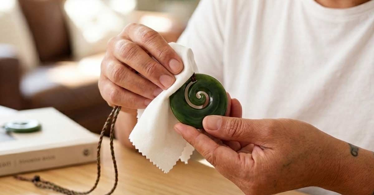 Toki pendant pounamu necklace in green New Zealand greenstone