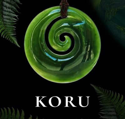 Koru pounamu pendant meaning – Māori greenstone spiral symbol of growth and new beginnings
